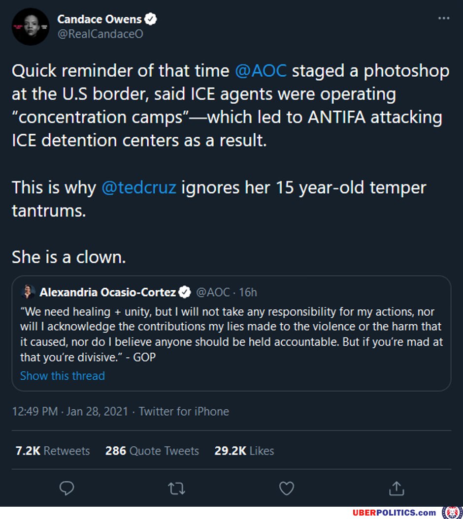 AOC is a clown